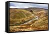 Grisedale Beck Meanders Below Baugh Fell Toward Garsdale Head in the Yorkshire Dales-Mark-Framed Stretched Canvas
