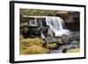 Clough Force on Grisedale Beck Near Garsdale Head-Mark-Framed Photographic Print