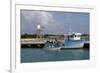 Fishing Boat in Harbour in Barbuda-Robert-Framed Photographic Print
