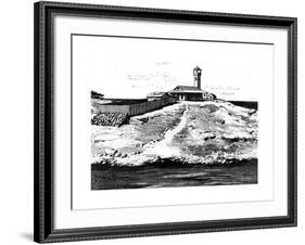 Dreyfus's Prison-null-Framed Giclee Print