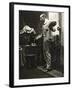 Paul Gauguin Posing in Mucha's Studio, Rue De La Grande Chaumière, Paris, 1893-Alphonse Mucha-Framed Photographic Print