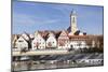 Municipal Church of Stadtkirche St. Laurentius, Nurtingen, Neckar River-Marcus Lange-Mounted Photographic Print