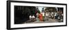 Spectator Looking at Street Musician Performing, Bourbon Street, New Orleans, Louisiana, USA-null-Framed Photographic Print