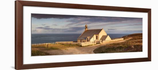 Chapel at the Coast, Chapelle Saint-They, Pointe Du Van, Cleden Cape Sizun, Finistere-null-Framed Photographic Print