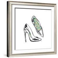 Vintage Designer Shoes-Sunflowerman-Framed Premium Giclee Print