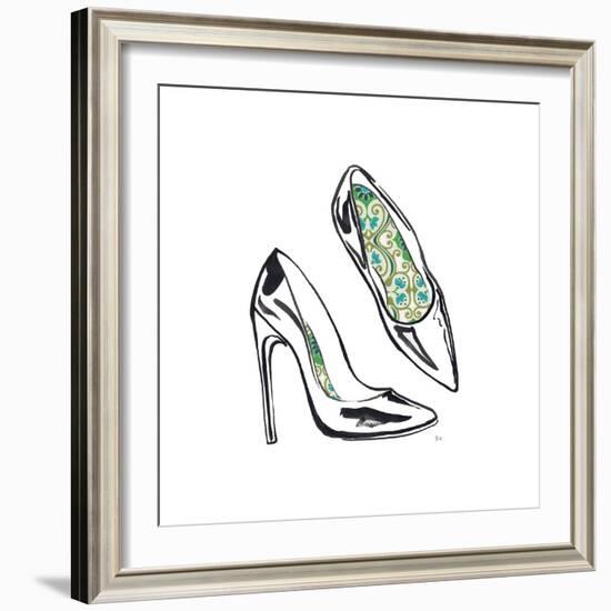 Vintage Designer Shoes-Sunflowerman-Framed Premium Giclee Print