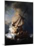 Christ in the Storm on the Lake of Galilee, 1633-Rembrandt van Rijn-Mounted Giclee Print