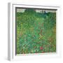 Poppy Field, 1907-Gustav Klimt-Framed Giclee Print