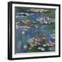 Water Lilies, 1916-Claude Monet-Framed Giclee Print