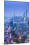 Pudong Skyline and East Nanjing Road, Shanghai, China-Jon Arnold-Mounted Photographic Print