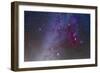 Orion and Canis Major Showing Dog Stars Sirius and Procyon-Stocktrek Images-Framed Photographic Print