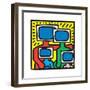 Untitled Pop Art-Keith Haring-Framed Giclee Print