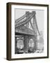 New East River Bridge (Williamsburg Bridge) from Brooklyn, New York, N.Y.-null-Framed Photo