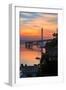 Sunrise Clouds, East Span of the Bay Bridge, San Francisco, California-Vincent James-Framed Photographic Print