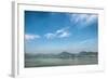 Qiantang River, Hills and High Rises of Hangzhou, Zhejiang, China-Andreas Brandl-Framed Photographic Print