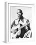 John Lee Hooker (1917-2001) American Blues Guitarist Here in 1947-null-Framed Photo