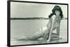 Bettie Page Summer Sun Bettie Pin-Up by Retro-A-Go-Go Poster-null-Framed Poster