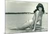 Bettie Page Summer Sun Bettie Pin-Up by Retro-A-Go-Go Poster-null-Mounted Poster