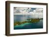 Aerial View of Rock Islands of Palau, Micronesia-Michel Benoy Westmorland-Framed Photographic Print