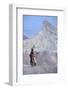 Jim Jellowhawk at Zabriskie Point, Death Valley National Park, California, Usa Mr-Christian Heeb-Framed Photographic Print