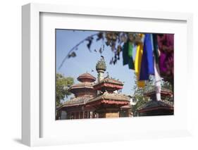 Durbar Square, UNESCO World Heritage Site, Kathmandu, Nepal, Asia-Ian Trower-Framed Photographic Print