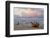 Boat on Beach, Ahlbeck, Island of Usedom, Baltic Coast, Mecklenburg-Vorpommern, Germany, Europe-Miles Ertman-Framed Photographic Print