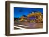 Central Station at Dusk, Drottningtorget, Gothenburg, Sweden, Scandinavia, Europe-Frank Fell-Framed Photographic Print