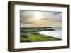 View over Whitepark Bay (White Park Bay), County Antrim, Ulster, Northern Ireland, United Kingdom-Michael Runkel-Framed Photographic Print