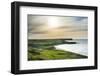 View over Whitepark Bay (White Park Bay), County Antrim, Ulster, Northern Ireland, United Kingdom-Michael Runkel-Framed Photographic Print