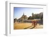 Buddhist Monks at a Square in Front of the Royal Palace, Phnom Penh, Cambodia, Indochina-Yadid Levy-Framed Photographic Print