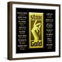 Stax Gold-null-Framed Art Print