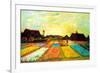 Vincent van Gogh Holland Flower Bed-Vincent van Gogh-Framed Art Print