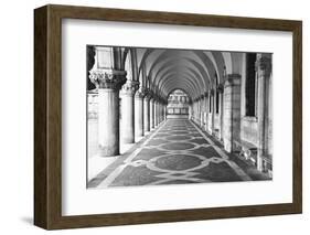 Italy, Venice. Columns at Doge's Palace-Dennis Flaherty-Framed Photographic Print