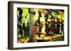 Street Vendor at a Market in Little Italy Selling Italian Specia-Sabine Jacobs-Framed Photographic Print