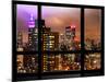 Window View, Empire State Building and New Yorker Hotel Views by Night, Times Square, NYC-Philippe Hugonnard-Mounted Photographic Print