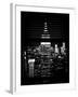 Window View with Venetian Blinds: the Empire State Building and One World Trade Center-Philippe Hugonnard-Framed Photographic Print