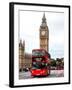 London Red Bus and Big Ben - London - UK - England - United Kingdom - Europe-Philippe Hugonnard-Framed Photographic Print