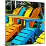 Chairs Color - Key West - Florida-Philippe Hugonnard-Mounted Photographic Print