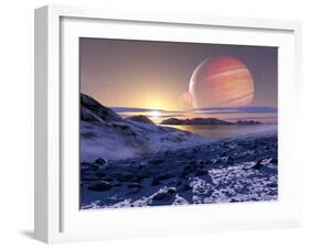 Jupiter From Europa, Artwork-Detlev Van Ravenswaay-Framed Photographic Print