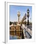 Pont Alexandre-III and Dome des Invalides over Seine river-Rudy Sulgan-Framed Photographic Print