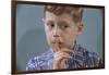 Child Asking for Silence-William P. Gottlieb-Framed Photographic Print