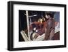 Boy Window Shopping at a Toystore-William P. Gottlieb-Framed Photographic Print