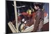 Boy Window Shopping at a Toystore-William P. Gottlieb-Mounted Photographic Print