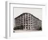 View of Odd Shaped Office Building-null-Framed Photographic Print