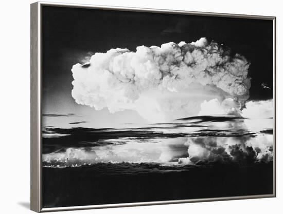 Mushroom Cloud from a Nuclear Test-null-Framed Photographic Print