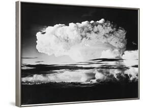 Mushroom Cloud from a Nuclear Test-null-Framed Photographic Print