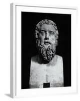 Statuette of Greek Comedy Writer Aristophanes-null-Framed Photographic Print