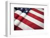 Folded American Flag Abstract.-Andy Dean Photography-Framed Photographic Print