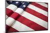 Folded American Flag Abstract.-Andy Dean Photography-Mounted Photographic Print