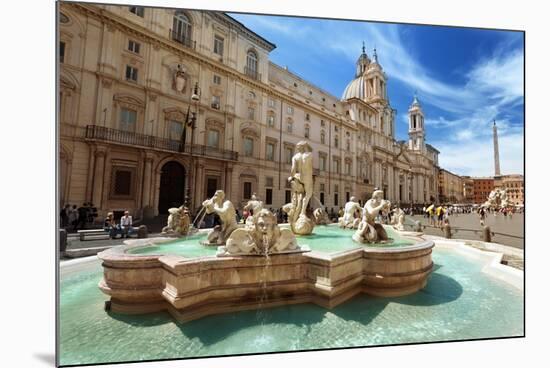 Piazza Navona, Rome. Italy-Iakov Kalinin-Mounted Photographic Print